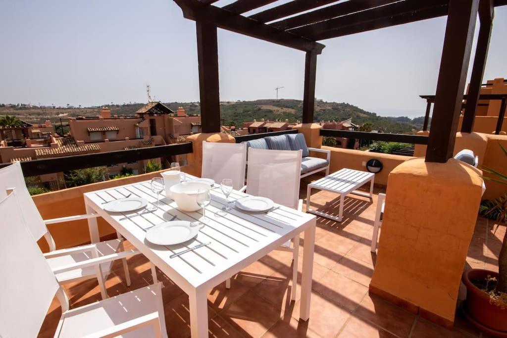Апартаменти Penthouse With Roof Terrace, Bbq, Pool- And Sea Views Buenas Noches Екстер'єр фото
